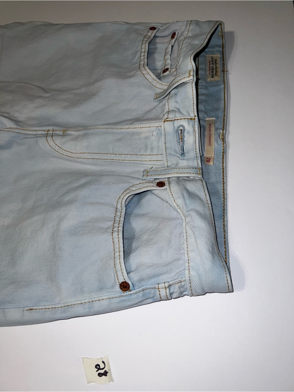 Light Blue Straight Leg Women's Jeans